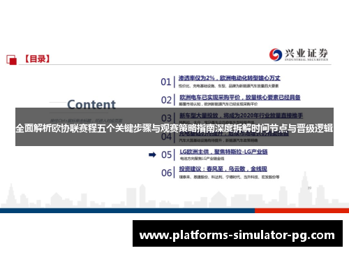 全面解析欧协联赛程五个关键步骤与观赛策略指南深度拆解时间节点与晋级逻辑 全面解析欧协联赛程五个关键步骤与观赛策略指南深度拆解时间节点与晋级逻辑